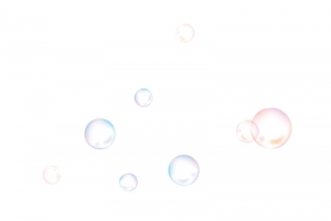 彩色梦幻气泡漂浮物