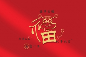 福蛇2025创意新年喜庆2880x1800高清壁纸免费下载