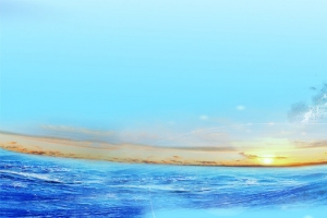 海浪大海梦幻背景