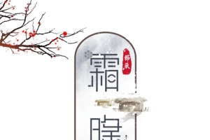霜降露水凝结成霜