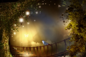 梦幻风景插画高清