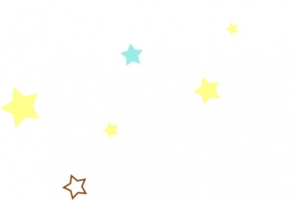 彩色卡通五角星设计精美