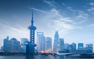 上海东方明珠海报背景