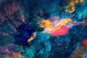 色彩，云，星空，素材