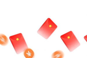 漂浮的红包与金币