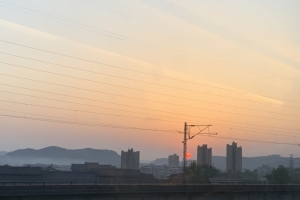 夕阳西下，风景，摄影