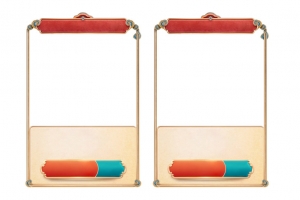 中国风金属框展位边框高清PNG透明装饰素材免费下载