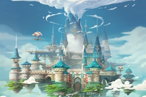 天空之城卡通城堡