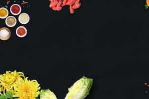 美味火锅简约黑色banner