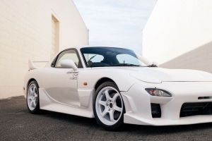  mazda rx-7 mazda 汽车 白色 车轮 4k壁纸 3840x2160