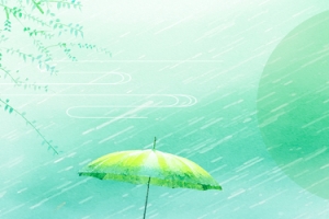 春天春雨自然环境banner