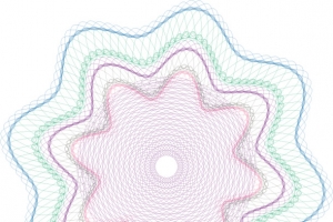 矢量证书防伪花纹底纹素材