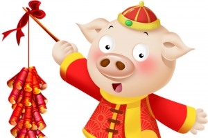 2019年猪年中国风古风掌柜