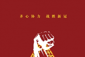 战疫新冠病毒肺炎海报视错觉武汉加油