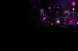 电商炫酷城市背景banner