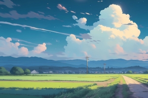 山村寂静时光3440*1440带鱼屏壁纸
