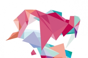 创意高清PNG透明漂浮几何图设计素材免费下载