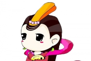 嫦娥抱着玉兔，中秋