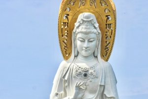 观音菩萨神像4K壁纸图片
