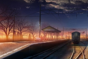 火车 铁路 艺术 4k壁纸 3840x2160