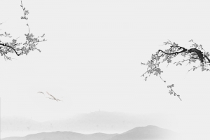 中国风白露节气海报背景