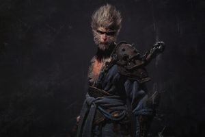 黑神话悟空黑色背景2880x1800高清壁纸 免费下载