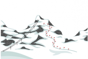 滑雪山