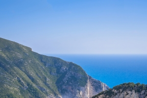 蓝色大海 海边 岩石 4K风景手机壁纸
