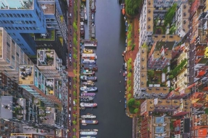 城市海上繁华大屏