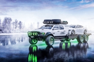 3840x2160 汽车 suv 白色 背光 冰 冬季壁纸 背景