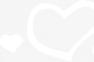 白色爱心装饰背景