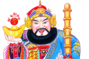 中国风横财神中秋