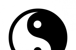 太极八卦 矢量图标