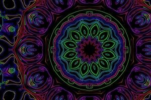 分形 海牛 图案 抽象 线条 4k壁纸 3840x2160