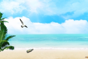 夏日清新背景