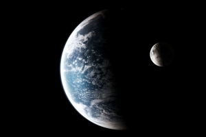 月亮星球4K壁纸