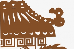 手绘古典艺术建筑