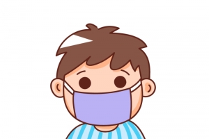 手绘病人卡通人物素材免扣