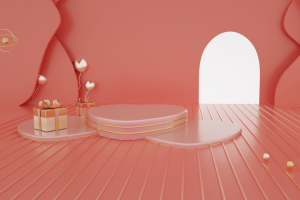 国潮，C4D，简约，场景