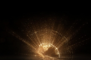金融黑色酷炫科幻招商插图