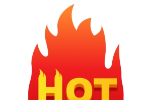 HOT火焰标签