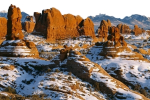 沙漠怪石头风景