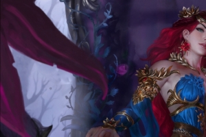 Smite神之浩劫 美女人物5120x1440游戏壁纸