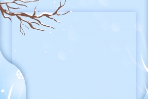 冬季雪天海报背景图