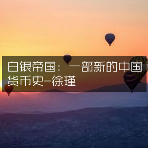 白银帝国，徐瑾著中国货币新史