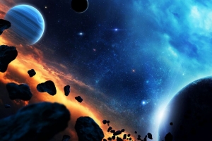 3840x2160 行星 陨石 石头 太空壁纸 背景