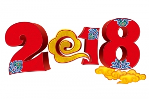 2018年会立体字