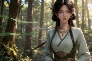 凡人修仙传 梅凝 森林 阳光 4k壁纸 3840x2160