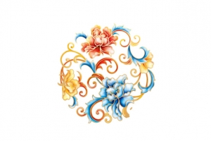 牡丹花纹
