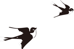 卡通春天燕子高清PNG透明装饰元素动物设计素材免费下载